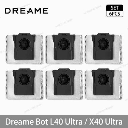 Dreame L40 Ultra / X40 Ultra Vacuum Cleaner Replacement Accessories Main Side Brush HEPA Filter Mop Cloths Dust Bag Spare Parts
