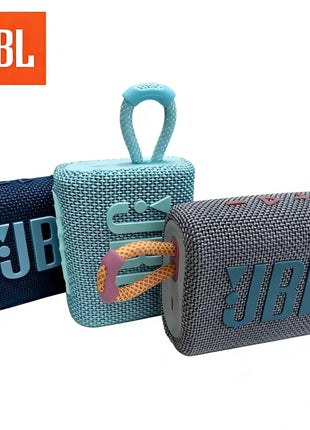 Altoparlante Bluetooth wireless originale JBL GO 3, portatile, impermeabile, per sport all'aperto, con bassi potenti, altoparlante per feste, altoparlante wireless JBL GO3