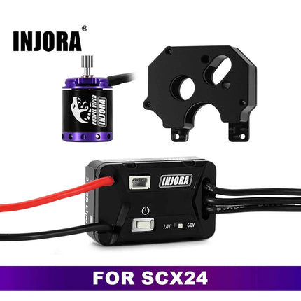 INJORA MBL32 G2 Waterproof Brushless ESC & 1721 Purple Viper Outrunner Motor for 1/24 Axial SCX24