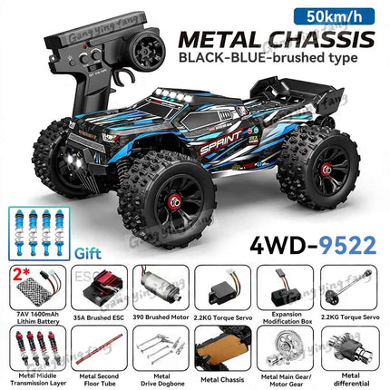 RC Car Brushless 4WD 9522PRO 85KM/H High Speed  Off-Road Drift Remote Control Car 1:16 Professional Racing Cars 9522 50KM/H