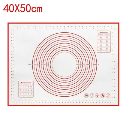 UNTIOR 1PCS Silicone Baking Mat Kneading Pad Dough Mat Pizza Cake Dough Maker Kitchen Cooking Grill Non-Stick Gadgets Bakeware