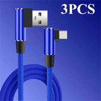 3PCS Blue / 1.5m / China Mainland