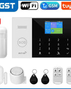 Tuya Smart Wifi GSM Security Alarm System for Home Wireless 2G Alarm System Panel Smart Life App Control work with Alexa