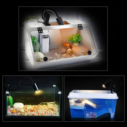 1-20PCS 25/50/75W UVA+UVB Reptile Lamp Bulb Turtle Basking Heating Light UV Light Bulbs Full Spectrum Sunlamp for Amphibians