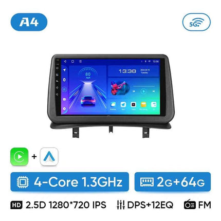 Ainavi Car Radio For Renault Clio 3 2005-2014 Wireless CarPlay Android Auto 4G Multimedia Player GPS 2 din Autoradio BT