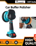 Podofo 5500RPM 6 Speed Cordless Car Polisher Electric Polishing Wax Tool Auto Waxing Machine Compatible With Makita Battery