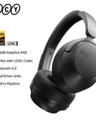 QCY H3S -56dB Adaptive ANC Over Ear Headphone Hi-Res LDAC Spatial Sound Wireless Earphone Bluetooth 6.0 Dual Driver 102H Headset