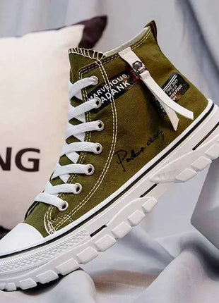 Tenis Masculino Scarpe da uomo Scarpe di tela vulcanizzate Sneakers alte Scarpe casual con plateau traspiranti Scarpe da ginnastica da uomo Scarpe da ginnastica robuste