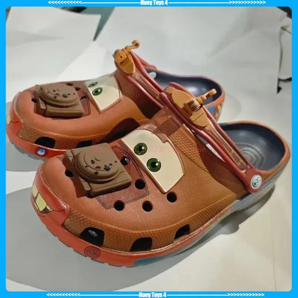 Ciabatte da adulto a tema Mater dei cartoni animati, sandali da esterno con personaggi anime, ciabatte a forma di personaggio, sandali in EVA, idea regalo