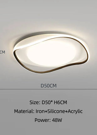 Decorazione domestica moderna Luci del soggiorno con telecomando Lampada da soffitto a LED per camera da letto Lampadario per sala da pranzo per studio nordico per bambini