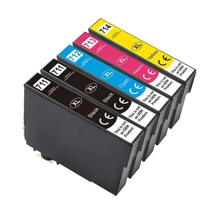 T0711 T0714 XL Ink Cartridge Compatible For Epson Stylus SX110 SX215 SX218 SX400 SX405 SX410 SX415 SX510W SX515W DX7400 Printer