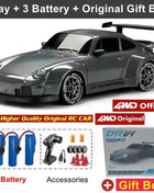New 4WD Remote Control Drift Car Full Size 1:24 Mini Remote Control Racing Car Model 2.4G Radio High Speed RC Car Boy Toy Gift
