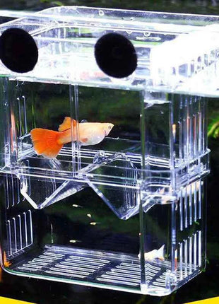 S/L/XL Aquarium Breeder Box Fish Breeding Isolation Box Fish Hatchery Acrylic Divider Shrimp Clownfish Aggressive Fish Injured