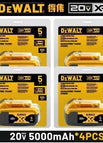 BATTERY 5AH x4pcs