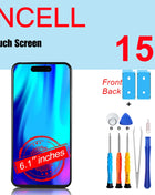 PINZHENG High Quality INCELL LCD OLED Screen for iPhone 14 Pro 15 Plus 13 Pro Max Display for iPhone Replacement with Tools