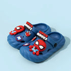 Ciabatte Marvel per bambini Cartoon EVA Fashion Summer Flat Shoes per ragazzi Ciabatte da casa con fondo spesso antiscivolo Nero Khaki Taglia 24-35