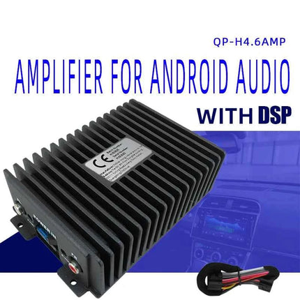 DSP 4 Channel Power Amplifier Car Audio Android Large Screen Dedicated Amplified Car Woofer Intelligent Sound Quality Processor