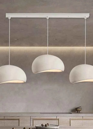 Lampada a sospensione a 3 teste Wabi Sabi moderna sala da pranzo cucina lampadario a soffitto decorazioni per la casa camera da letto soggiorno loft lampada a sospensione