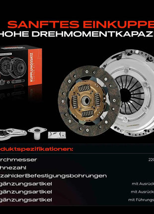 Kit Frizione Frankberg 1x per Audi A1 A3 A2 Seat Skoda VW Golf 4 1J 5 6 Polo Touran 1.2-2.0 622335400
