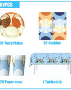 Nuovo cartone animato simpatico cane decorazione festa di compleanno kit cani blu tema buon compleanno piatti tovaglioli tazze stoviglie forniture per bambini