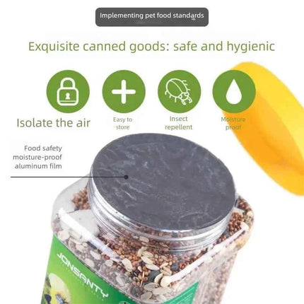 Parrot Bird Food Tiger Skin Peony Xuan Feng Wen Bird Nutrition Mixed Flowers and Grains Grain Berry Seed Food Bird Food