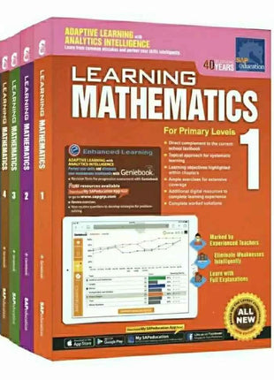 6 libri/set SAP Learning Mathematics Book Grado 1-6 I bambini imparano libri di matematica Singapore Libro di testo di matematica della scuola primaria