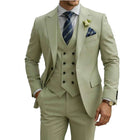 Abito Uomo 3 Pezzi Doppio Petto Slim Fit - Tuxedo Matrimonio e Gala