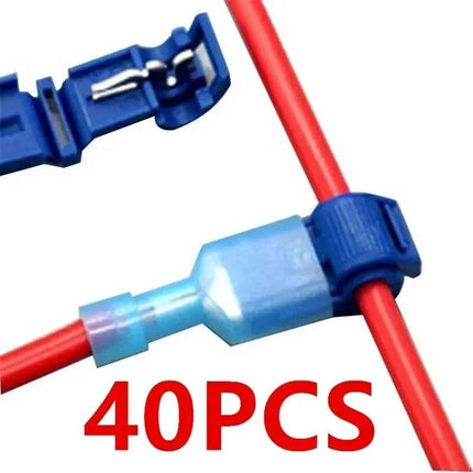 20 pz/40 Pz Rapido Cavo Elettrico Connettori A Scatto Splice Blocco Terminali del Cavo A Crimpare moto elettriche Ham Radio