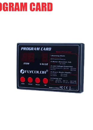 Flycolor 2-6S Lipo BEC 5.5V/5A Brushless ESC 50A 70A 90A 120A 150A Speed Controller / Programming card for RC Boat Model Parts