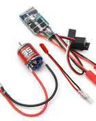 RC 370 external Brushed Motor 25T-45T ,30A Micro brushed ESC kit for 1/16 1/18 1/24 RC Car/Ship Crawler Axial SCX24 Tamiya Traxx