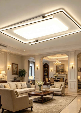 Lampada da Soffitto LED Ultra Sottile Creativa con Telecomando, Luci per Soggiorno, Decorazione Casa, Lampada a Sospensione per Camera da Letto Bambini e Sala da Pranzo
