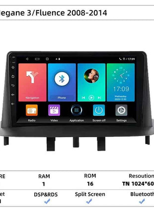 Srnubi Car Radio For Renault Megane 3 Fluence Samsung SM3 2008-2014 Multimedia Player Carplay Android Auto Autoradio Navigatore