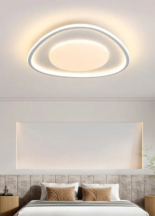 AuroraRealm Illuminazione Lampada da soffitto a LED Moderna semplice Soggiorno Luce Decorazioni per la casa Camera da letto Studio per bambini Apparecchio di controllo remoto