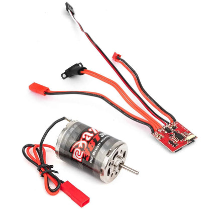 370 380 390 Brushed Motor DC MOTOR 30A KIT for 1:10 1:12 1:14 1:16 1:24 RC Monster CRAWLER AXIAL SCX24 B17 TAM54393 B17 TRX 7075
