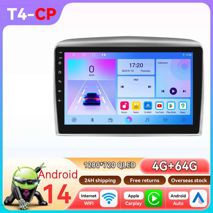 Hizpo 8Core 2Din AI Android 14 Car Radio For Lancia Ypsilon 2006-2011 Car Multimedia GPS 4G Carplay 360Camera By Snapdragon 6115