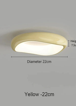 Plafoniere moderne a LED per balcone Stile crema Camera da letto per bambini Lampada da sala studio Decorazioni per la casa Cucina Illuminazione Corridoio Corridoio Luce