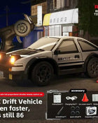 1:64 Desktop RC Drift Car 2.4G High-Speed Racing Car Four-Wheel Mini Desktop Remote Control Car Electric Toy for game party gift