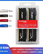 HyperX Fury RAM DDR3 8GB 16GB 2x4GB (2x8GB) 1866MHz 1600MHz 1333MHz Desktop RAM PC3-12800 14900 1.5V DIMM 240Pin DDR3 PC Memory