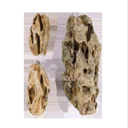 250g 500g 1000g Natural Aquarium Decor Stone Rockery Landscaping Fish Tank Microporous Stone Good for Plants Growth