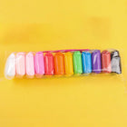 Set di argilla leggera non tossica da 12/24/36 colori, argilla modellabile morbida ad asciugatura all'aria per bambini, kit per scultura fai-da-te e gioco creativo