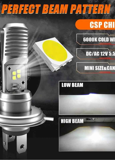 OSRAM HS1 7285CW Led Moto Car Headlight High Low Beam LEDriving HL HS1 NEW GEN H4 Motorcycle Lamp Led Bulb PX43t 6000K DC AC 12V