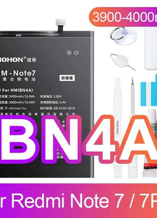 NOHON Battery for Xiaomi Redmi Note 13 12 11 10 Pro 9 8 7 6 5 4 11S 10S 9S Batteries BN5P BN53 BN46 BN45 BN5D BP47 BP4K BM5T