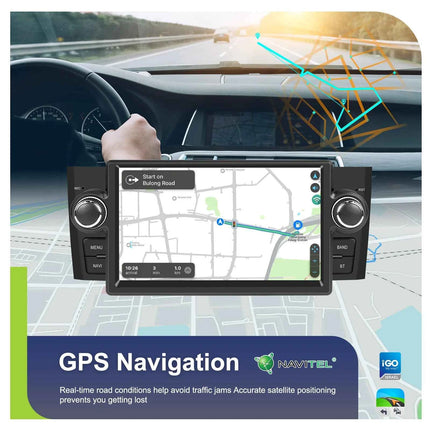 Podofo 4+64G Carplay Android Car Multimedia Player For FIAT Punto 2005-2009 Linea 2007-2011 Android Auto Autoradio GPS BT FM/RDS