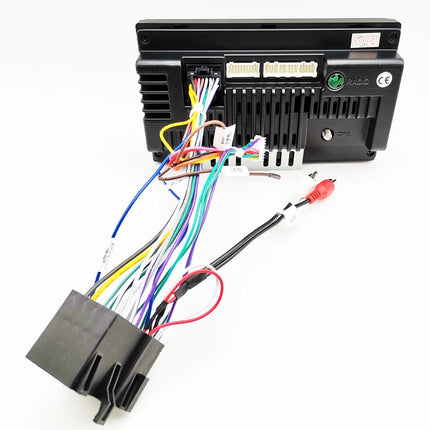 Adattatore per cablaggio ISO Android per auto Spina a 16 pin Cavo audio ausiliario per unità principale radio aftermarket per Audi A3 8P A4 TT