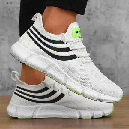Scarpe da ginnastica da uomo Scarpe comode e traspiranti con plateau Scarpe da corsa estive da uomo Scarpe da ginnastica da passeggio comode e traspiranti