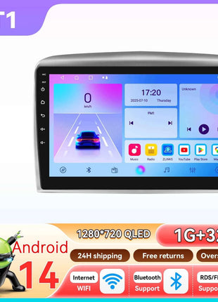 Hizpo 8Core 2Din AI Android 14 Car Radio For Lancia Ypsilon 2006-2011 Car Multimedia GPS 4G Carplay 360Camera By Snapdragon 6115