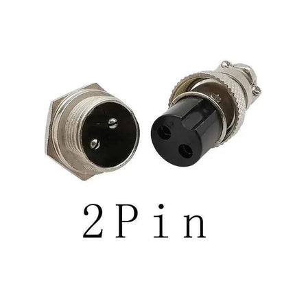 1 Pz GX12 2/3/4/5/6Pin Maschio Femmina Butting Wire Cavo Circolare Presa Aviazione Spina del Pannello Connettore Tappo Antipolvere Impermeabile