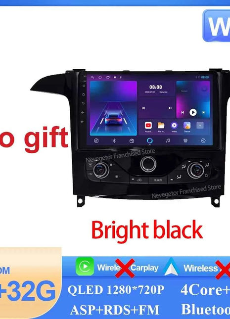 Car Radio Carplay Android 16 For Ford S Max S-MAX 2006-2015 For Ford Galaxy 2014 Bright black Auto Stereo Multimedia Player DPS