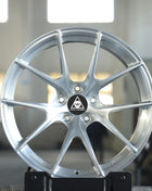 Cerchi in Lega Forgiati WOA VS-5RS Cromati Lucidi 5x112 5x120 6x139.7 5x114.3 da 17 18 19 20 Pollici per Apex Arc 8 Ml-10rt Vs-5rs