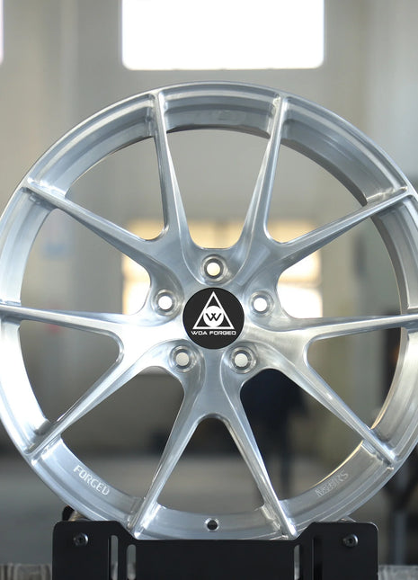 Cerchi in Lega Forgiati WOA VS-5RS Cromati Lucidi 5x112 5x120 6x139.7 5x114.3 da 17 18 19 20 Pollici per Apex Arc 8 Ml-10rt Vs-5rs